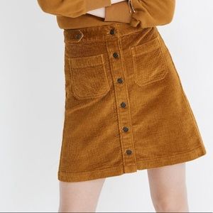Madewell, Corduroy Skirt Size 6